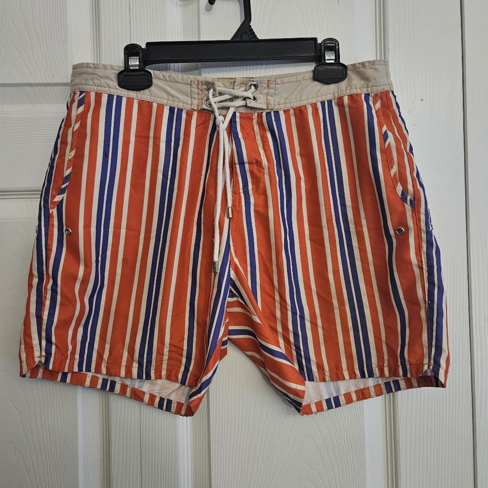 Mr Swim Board Shorts Size 32 Velcro fly